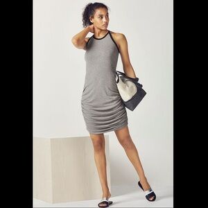 Fabletics Grey Heather/Black Leilani Dress